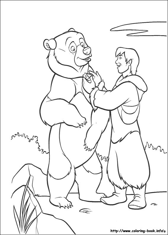 Brother Bear coloring picture